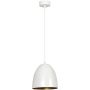 Emibig Lenox lampa wisząca 1x60W biały/złoty 411/1 zdj.1
