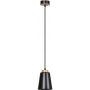 Emibig Bolero lampa wisząca 1x60W czarny/drewno 442/1 zdj.1