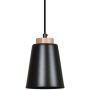 Emibig Bolero lampa wisząca 1x60W czarny/drewno 442/1 zdj.3