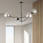 Emibig Hunter lampa podsufitowa 4x10 W czarna-grafitowa 1100/4 zdj.5