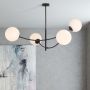 Emibig Hunter lampa podsufitowa 4x10 W czarna-opal 1102/4 zdj.5