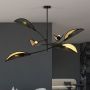 Emibig Lotus lampa podsufitowa 6x10 W czarna-złota 1106/6 zdj.6