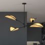 Emibig Lotus lampa podsufitowa 4x10 W czarna-beżowa 1108/4 zdj.6