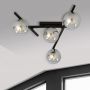 Emibig Smart lampa podsufitowa 4x10 W czarna-grafitowa 1104/4 zdj.6