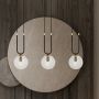 Emibig Glam lampa wisząca 3x10 W czarna-przezroczysta 1114/3 zdj.8