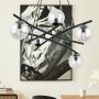 Emibig Essa lampa wisząca 5x10 W czarna-przezroczysta 1202/5 zdj.4