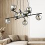 Emibig Essa lampa wisząca 8x10 W czarna-grafitowa 1203/8 zdj.4