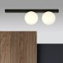 Emibig Fit lampa podsufitowa 2x10 W czarna-opal 1124/2 zdj.6