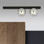 Emibig Fit lampa podsufitowa 2x10 W czarna-przydymiona-grafitowa 1122/2 zdj.5