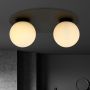 Emibig Solar lampa podsufitowa 2x10 W czarna-opal 1127/2 zdj.5