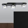 Emibig Plaza lampa podsufitowa 3x10 W czarna-grafitowa 1119/3 zdj.6