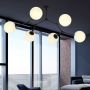 Emibig Space lampa podsufitowa 6x10 W czarna-opal 1133/6 zdj.6