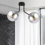Emibig Nova lampa podsufitowa 2x10 W czarna-grafitowa 1140/2 zdj.4