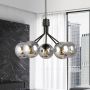 Emibig Nova lampa wisząca 5x10 W czarna-grafitowa 1140/5 zdj.4