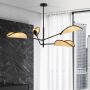 Emibig Vene lampa podsufitowa 4x10 W czarna-beżowa 1160/4 zdj.5