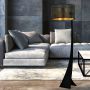 Emibig Estrella lampa stojąca 1x15 W czarna-złota 1156/LP1 zdj.4
