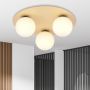 Emibig Kenzo lampa podsufitowa 3x10 W drewno-opal 1142/3B zdj.6