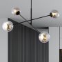 Emibig Linear lampa podsufitowa 4x10 W czarna-grafitowa 1167/4 zdj.4