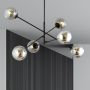 Emibig Linear lampa podsufitowa 6x10 W czarna-grafitowa 1167/6 zdj.4