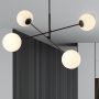 Emibig Linear lampa podsufitowa 4x10 W biała-czarna 1169/4 zdj.5