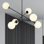 Emibig Linear lampa podsufitowa 6x10 W biała-czarna 1169/6 zdj.5