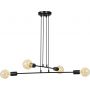 Emibig Multipo lampa wisząca 4x15 W czarna 696/4 zdj.1