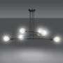 Emibig Multipo lampa wisząca 6x60W czarna 696/6 zdj.3