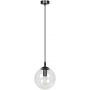 Emibig Cosmo lampa wisząca 1x40W czarny/przezroczysty 711/1 zdj.1