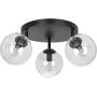 Emibig Tofi lampa podsufitowa 3x40W czarny/przezroczysty 776/3APREM zdj.1