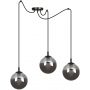Emibig Gigi lampa wisząca 3x10 W czarna-grafitowa 937/3 zdj.1