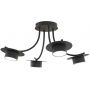 Emibig Enso lampa podsufitowa 4x12 W czarna 1445/4 zdj.1