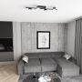 Emibig Bet lampa podsufitowa 4x12 W czarna 1467/4 zdj.7