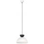 Emibig Lunaro lampa wisząca 1x12 W biała-czarna 1475/1L zdj.1