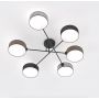 Emibig Maga lampa podsufitowa 6x10 W czarna/szara/beżowa 1572/6 zdj.3
