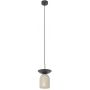 Emibig Ego lampa wisząca 1x10 W czarna/cappuccino 1612/1 zdj.1