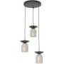 Emibig Ego lampa wisząca 3x10 W czarna/cappuccino 1612/3PREM zdj.1