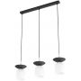 Emibig Ego lampa wisząca 3x10 W biała/czarna 1613/3 zdj.1