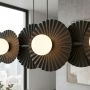 Emibig Umbra lampa wisząca 6x8 W czarna 1726/6 zdj.3