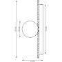 Emibig Umbra kinkiet 1x8 W burgund 1729/K1L zdj.2