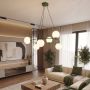 Emibig Azura lampa wisząca 6x10 W zielona-opal 1832/6 zdj.6