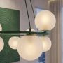 Emibig Azura lampa wisząca 8x10 W zielona-opal 1832/8 zdj.4