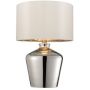Endon Waldorf lampa stołowa 1x60W chrom/biały 61198 zdj.1