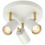 Endon Gull lampa podsufitowa 3x3,5W biała/złota 59932 zdj.1
