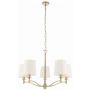 Endon Ortona lampa wisząca 5x40W biała/złota 70245 zdj.2