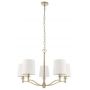 Endon Ortona lampa wisząca 5x40W biała/złota 70245 zdj.1