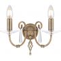 Elstead Lighting Aegean kinkiet 2x60 W mosiądz postarzany AG2-AGED-BRASS zdj.1