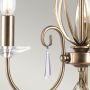 Elstead Lighting Aegean lampa wisząca 3x60 W mosiądz postarzany AG3-AGED-BRASS zdj.5