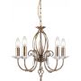 Elstead Lighting Aegean lampa wisząca 5x60 W postarzany mosiądz AG5-AGED-BRASS zdj.1