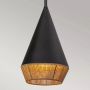 Elstead Lighting Daphne lampa podsufitowa 1x60 W czarna ALM-DAPHNE-P-S-MB zdj.3