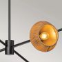 Elstead Lighting Daphne lampa podsufitowa 6x40 W czarna ALM-DAPHNE6-MB zdj.3